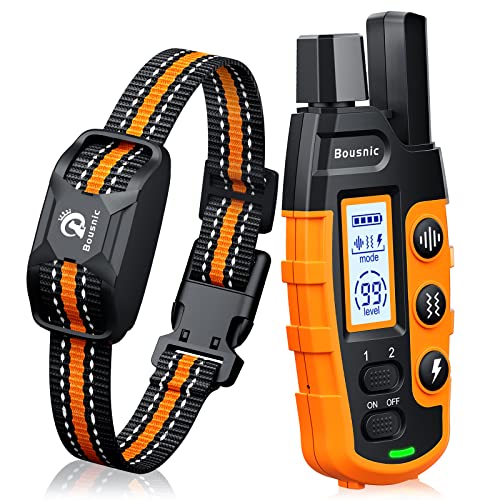 Bousnic Dog Shock Collar - Remote Training for Small to Large Dogs
