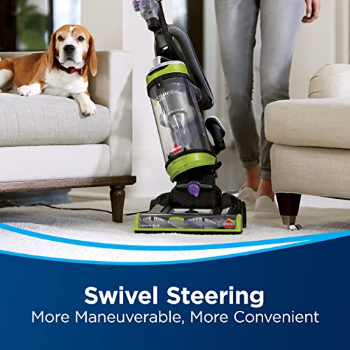 BISSELL 2252 CleanView Swivel Upright Bagless Vacuum - Powerful Pet Hair Pickup, Green