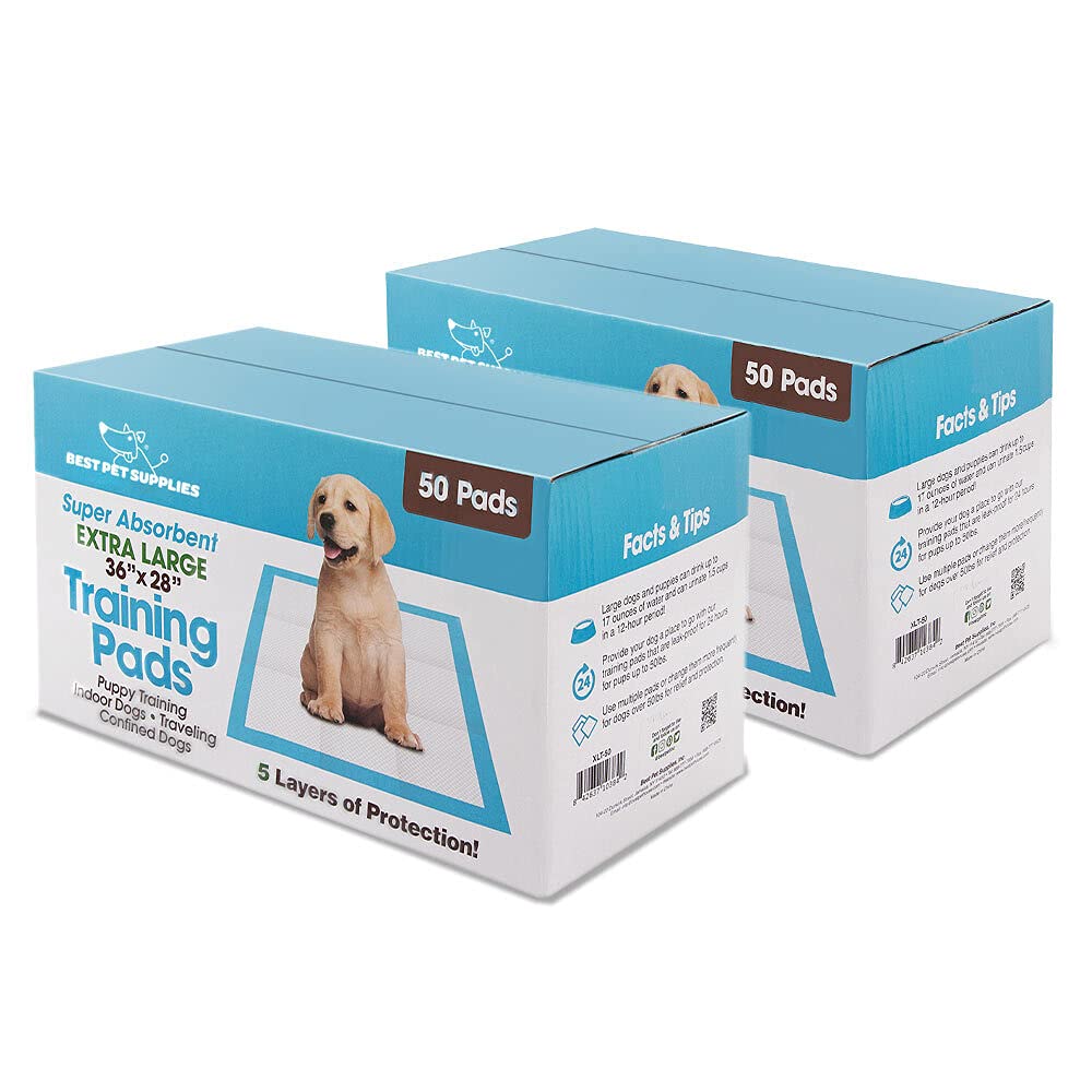 Best Pet XL Puppy Pads - 100 Pack, Ultra Absorbent, Leak-Free