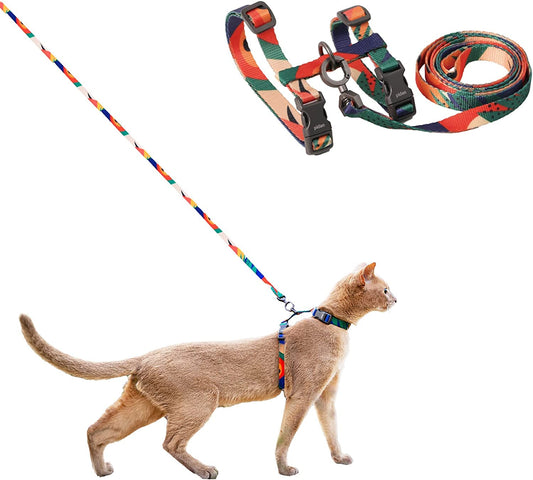 pidan Cat Harness and Leash Set, Cats Escape Proof - Adjustable Kitten Harness for Large Small Cats