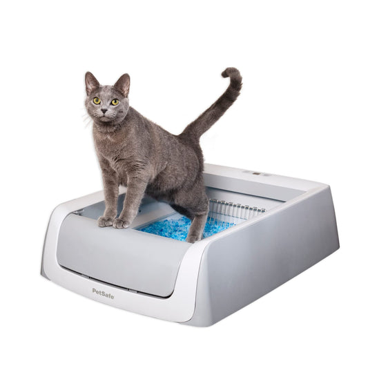 PetSafe ScoopFree Crystal Pro Self-Cleaning Cat Litterbox - Never Scoop Litter Again
