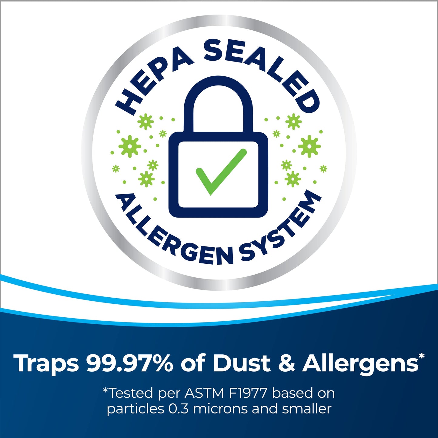 BISSELL 2998 MultiClean Allergen Lift-Off Pet Vacuum - HEPA Filter, LED Headlights, Blue/Black