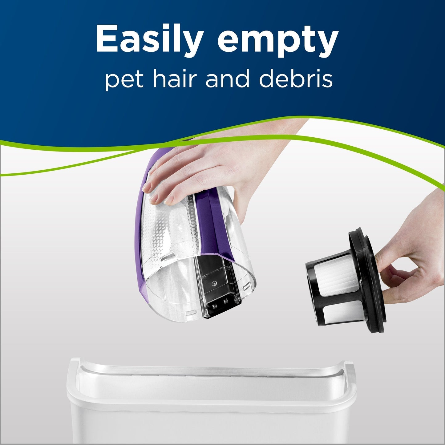 Bissell Pet Hair Eraser Lithium Ion Cordless Hand Vacuum - Purple